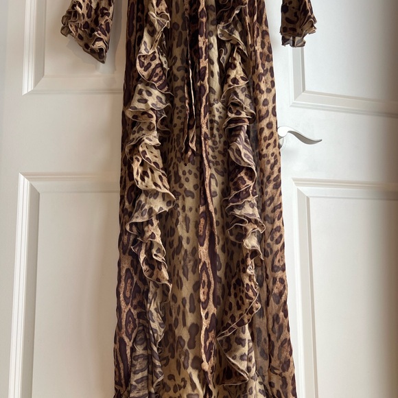 Rat & Boa Animal Print Ruffle Dress - Picture 6 of 8